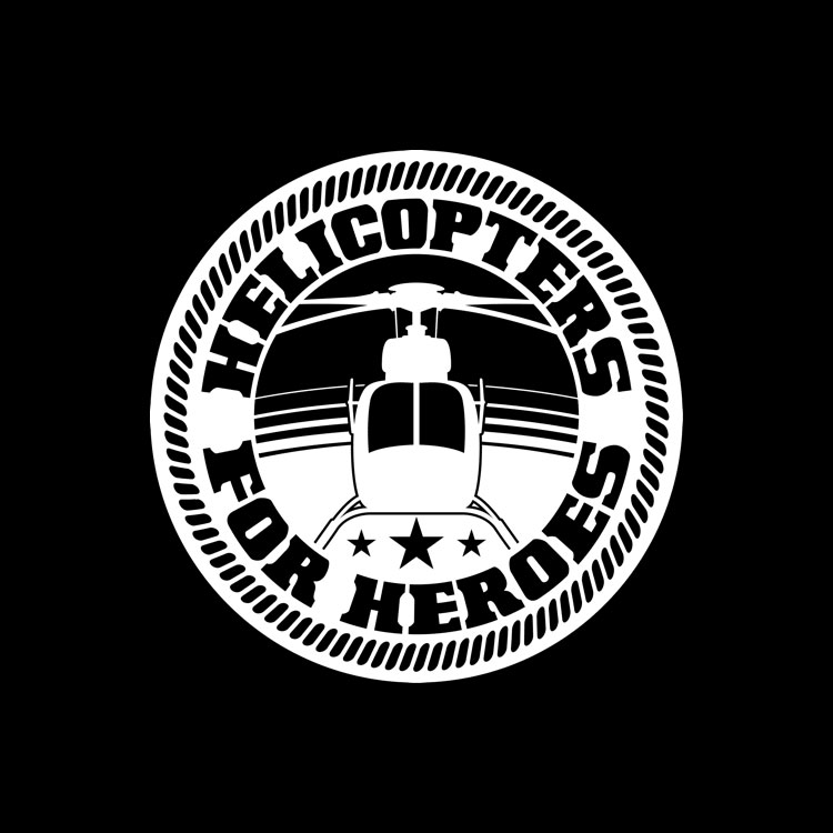 Helicopter for Heroes logo.